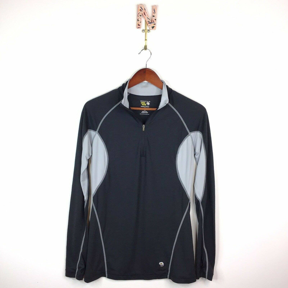 Mountain Hardwear Integral Half Zip Top Merino Wool Gray